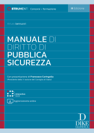 ISBN 9788858218525 Manuale di diritto di pubblica sicurezza