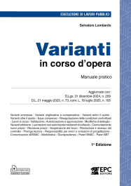 ISBN 9788892883772 Varianti in corso d'opera - Manuale pratico
